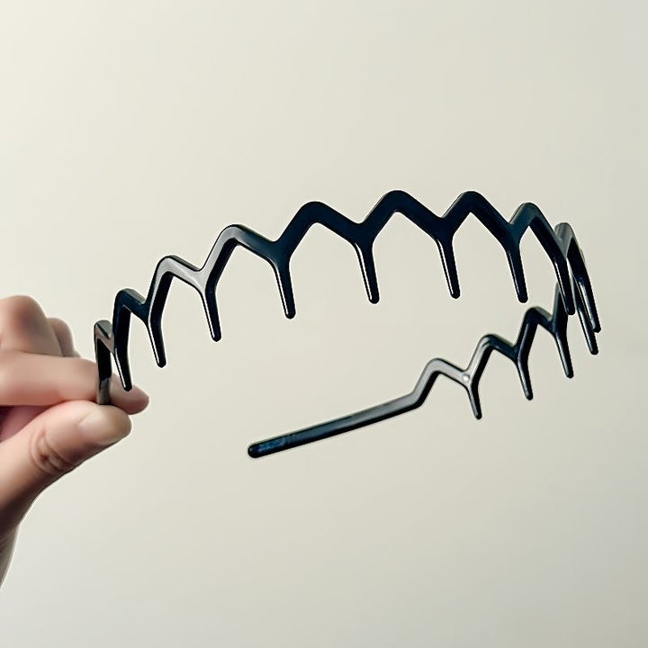 Hollow-out woven headband/bangs hair clip
