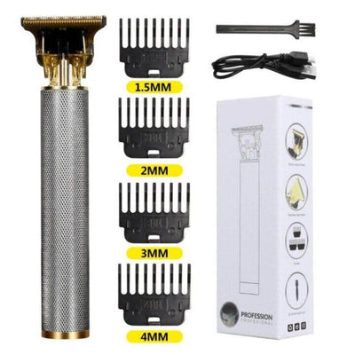 Professional USB Charging Support Hair Trimmer with Grooming & Cleansing Kit