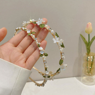 Pearl Flower Hairband