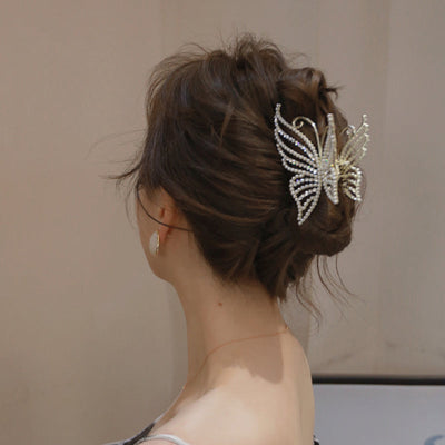 Pearl Butterfly Hair Clip