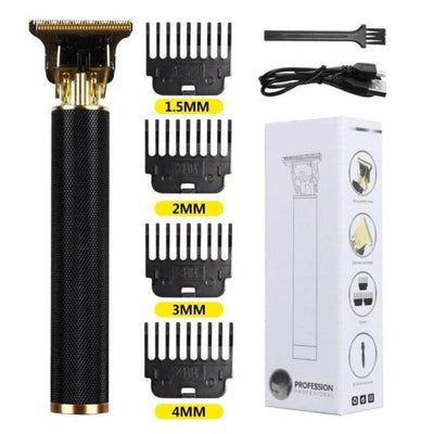 Professional USB Charging Support Hair Trimmer with Grooming & Cleansing Kit