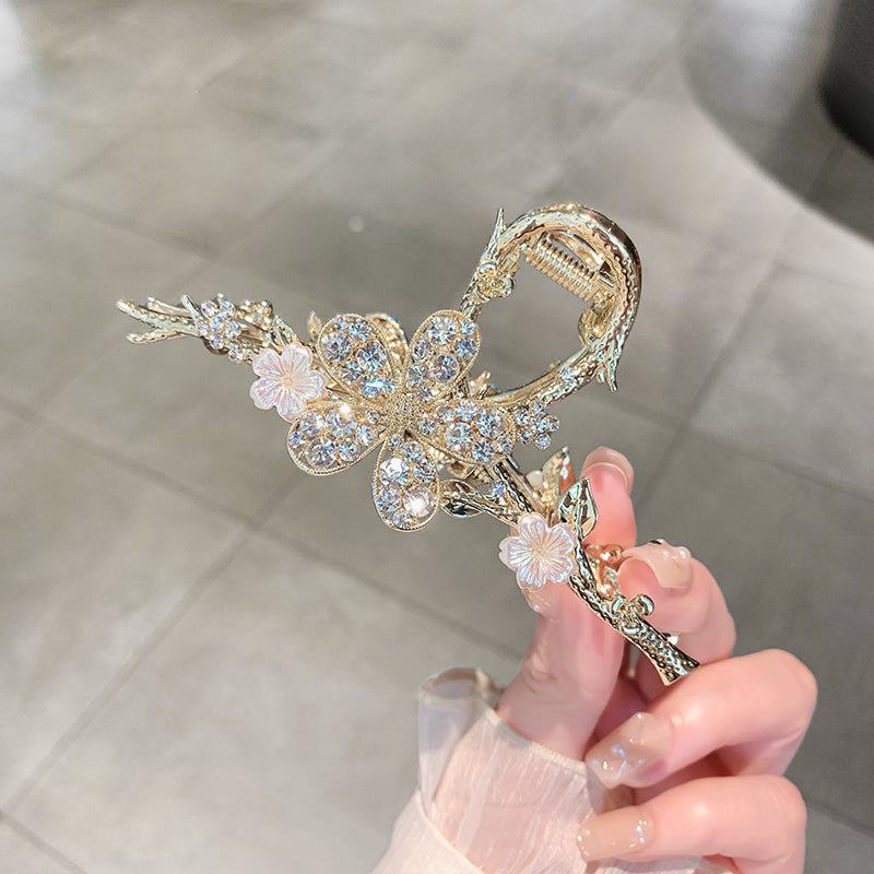 Branch Diamond Flower Hairpin