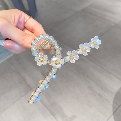 Pearl Flower Hair Clip