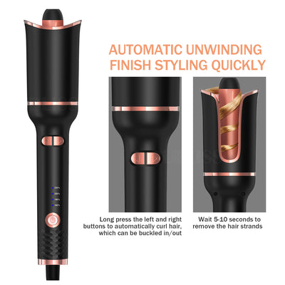 Smart Spiral Volume Automatic Curling Iron - UrCoolest