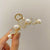 Diamond Love Pearl Hair Clip