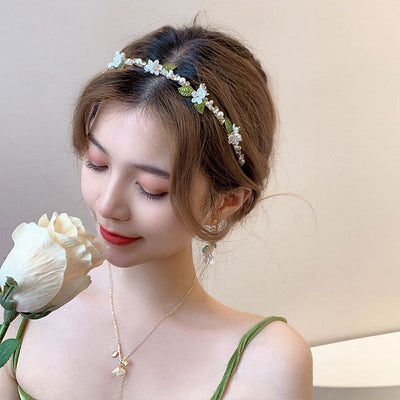 Pearl Flower Hairband