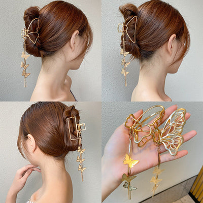 Butterfly Tassel Hair Clip