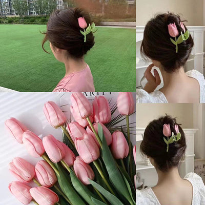 Tulip Flower Hair Clip