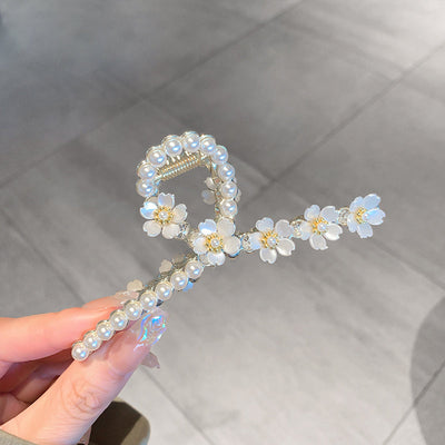 Pearl Flower Hair Clip